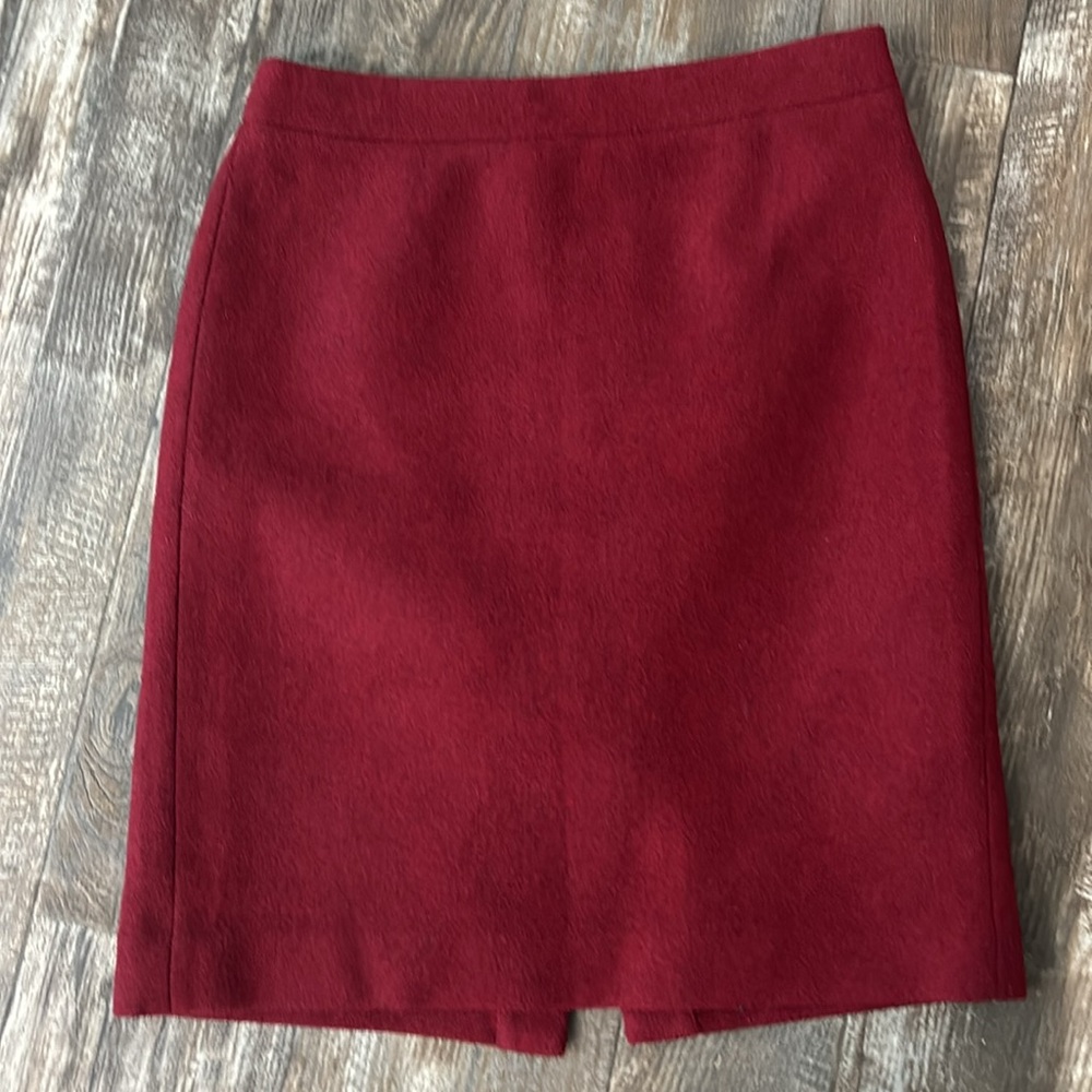 J. Crew mercantile wool skirt